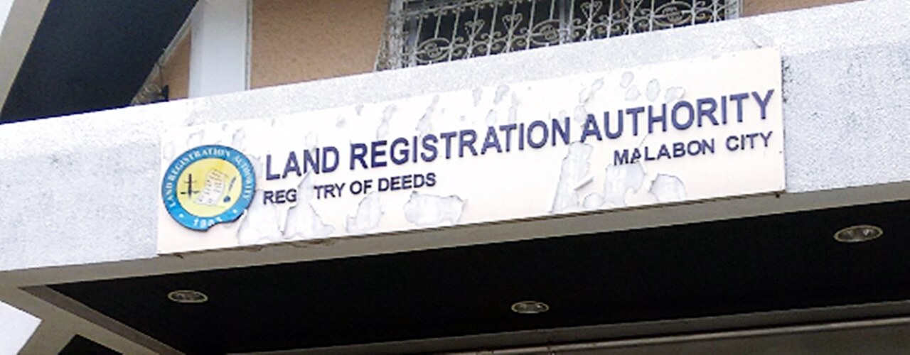The Land Registration Authority Office issues all kinds of deeds and other Land Title transactions.