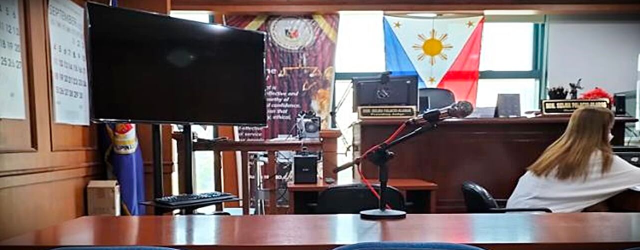 Picture of a courtroom the venue for hearing Small Claims Proceedings Philippines.