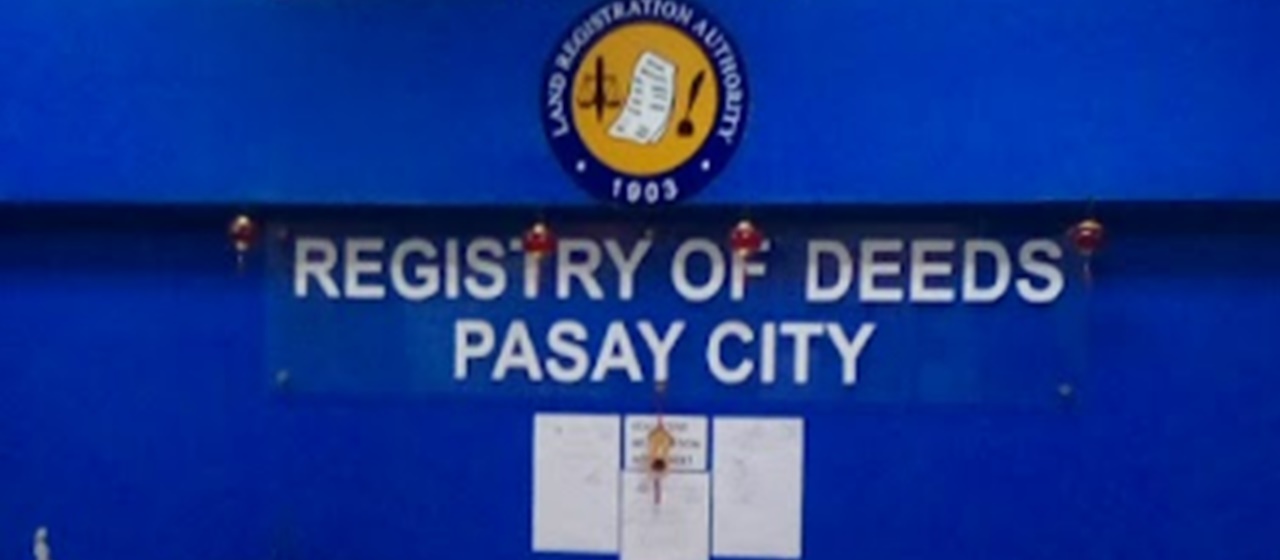 The Registry of Deeds of Pasay City