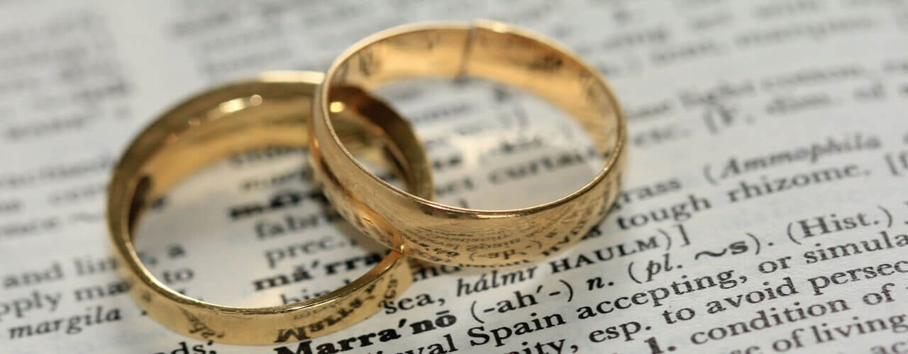 Marriage ring of a couple for Legal Separation vs Annulment