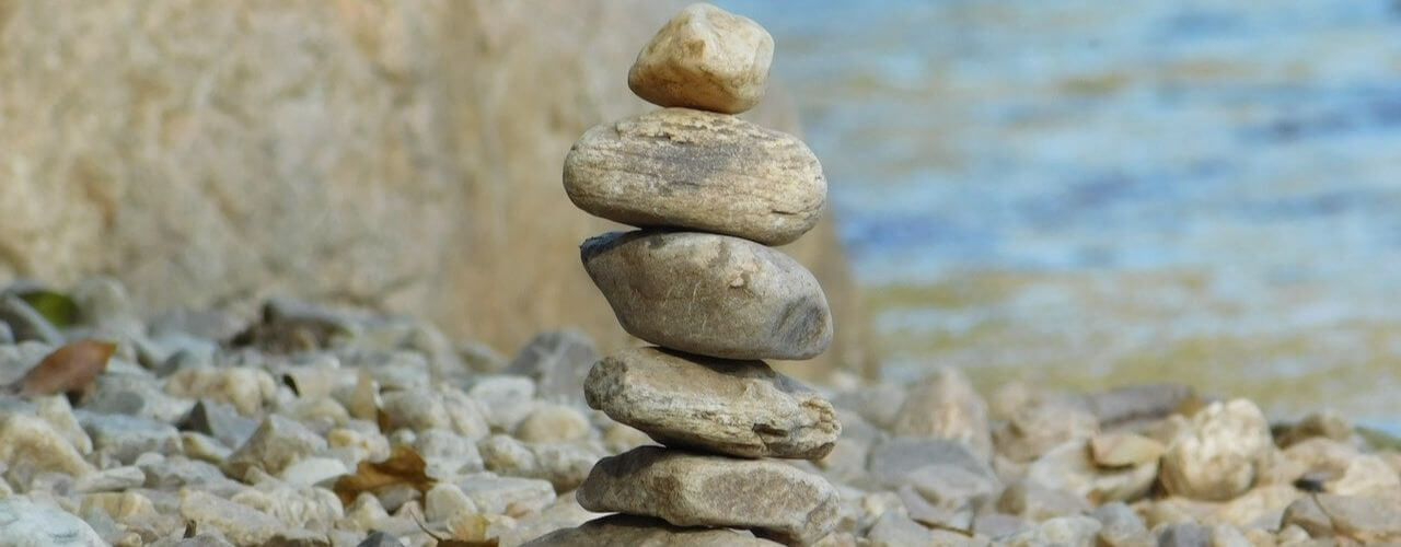 A stack of stones as symbol of non accumulation of maternity leave based on the maternity leave guidelines